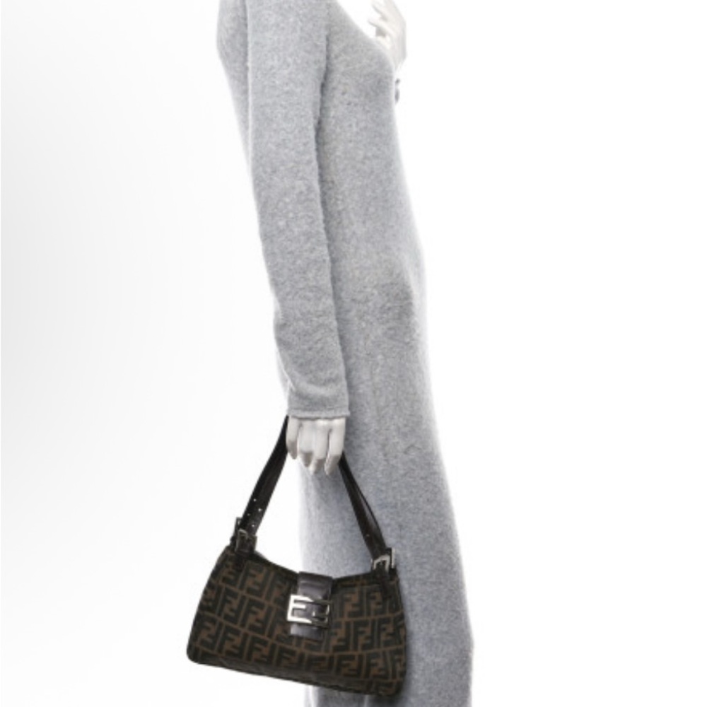 FENDI Zucca Shoulder Bag in Tobacco - Picture 12 of 12